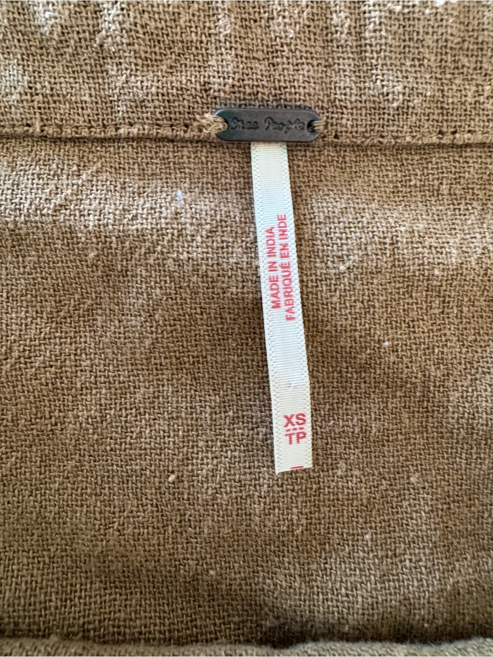 Free People caftan linen top - Picture 2 of 4
